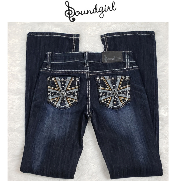 Soundgirl Denim - Soundgirl ~ Women's Bootcut Bling Jeans